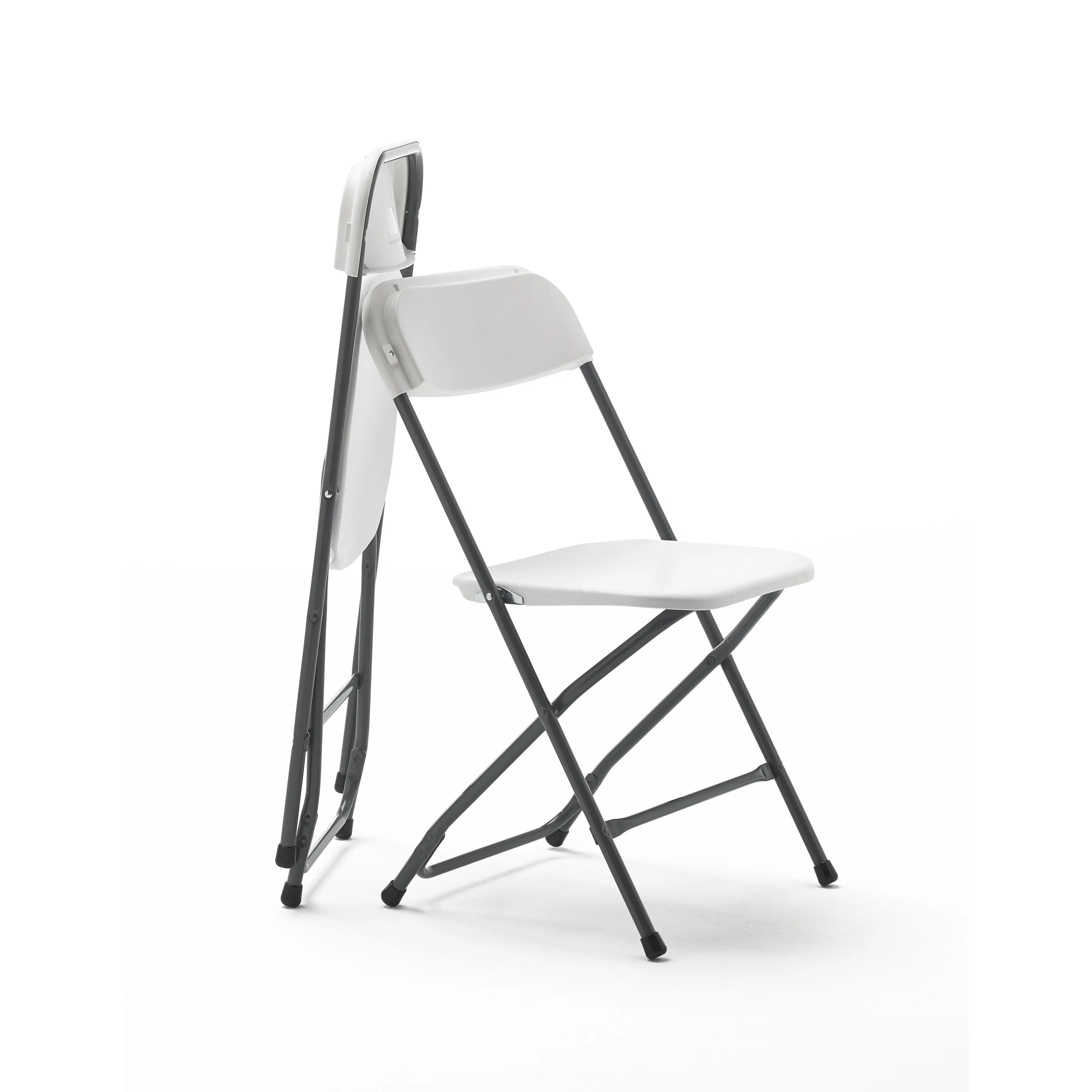 KG KITGARDEN - Pack de 2 Sillas Plegables Multifuncionales, 80x45x45cm, Blanco