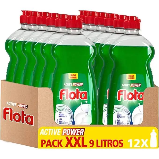 Caja 12 unidades Lavavavillas Manual Flota Ative Power 750ml