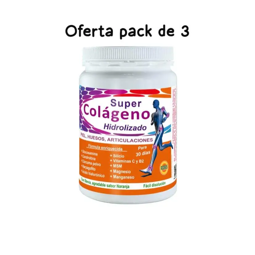 Ninguno Robis Super Colágeno Hidrolizado, 300 Gramos - Ayuda Articulaciones, Músculos Y Dolores Reumáticos - Imagen 5