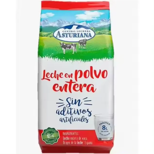 Asturiana Leche en polvo entera /desnatada1kg Central Lechera