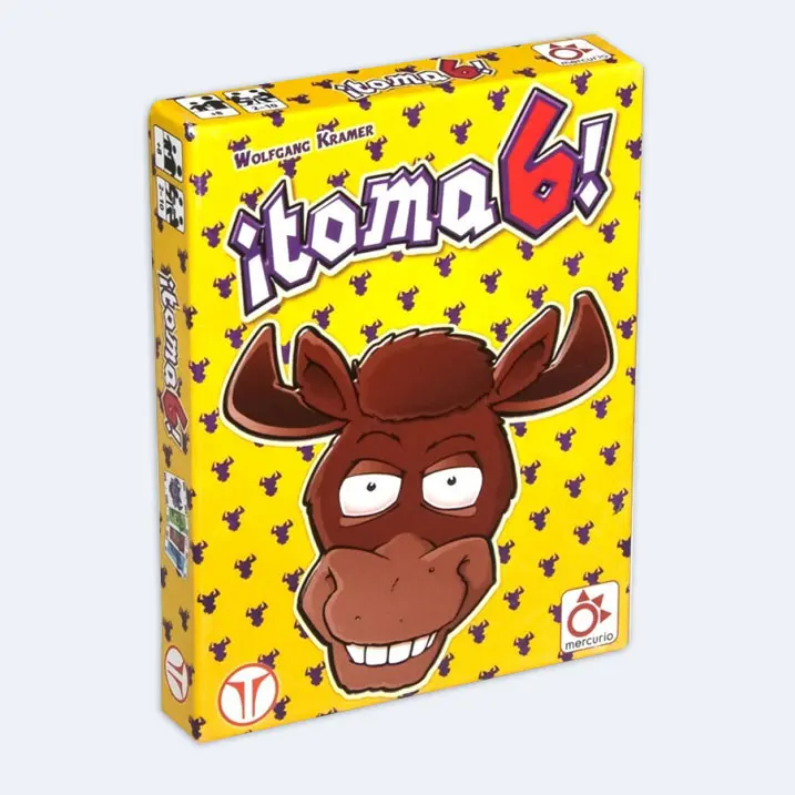 Toma 6! | Juego de Cartas Familiar y Party Game en Español | Para 2 a 10 jugadores | juegos Mercurio