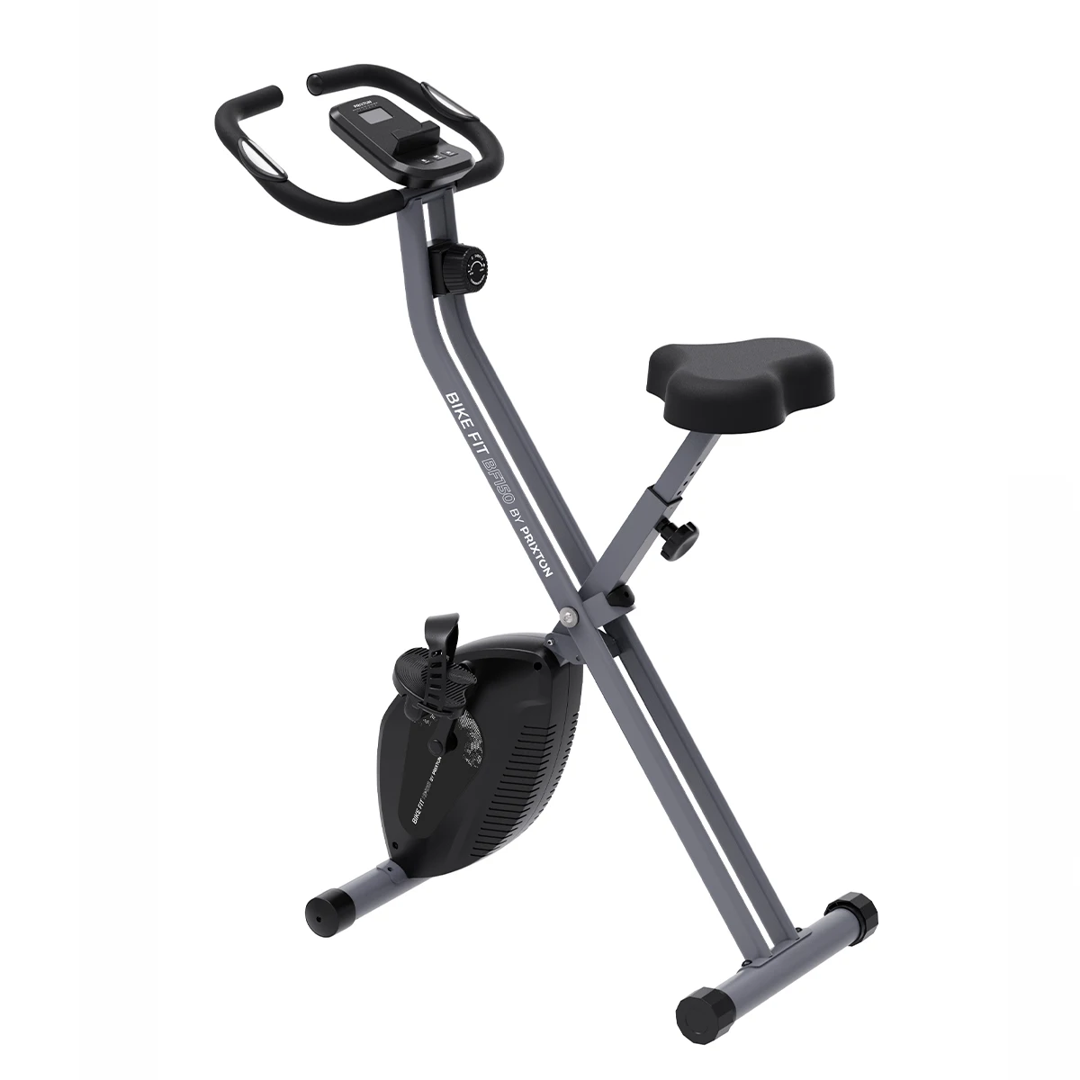 1,5 kg Magnetic Resistance 8 Levels Bike Exercise Fitness Bike Foldable Static Bike Exercise Bike 8 Levels Handlebar Handlebar Adjustable Mobile Stand PRIXTON