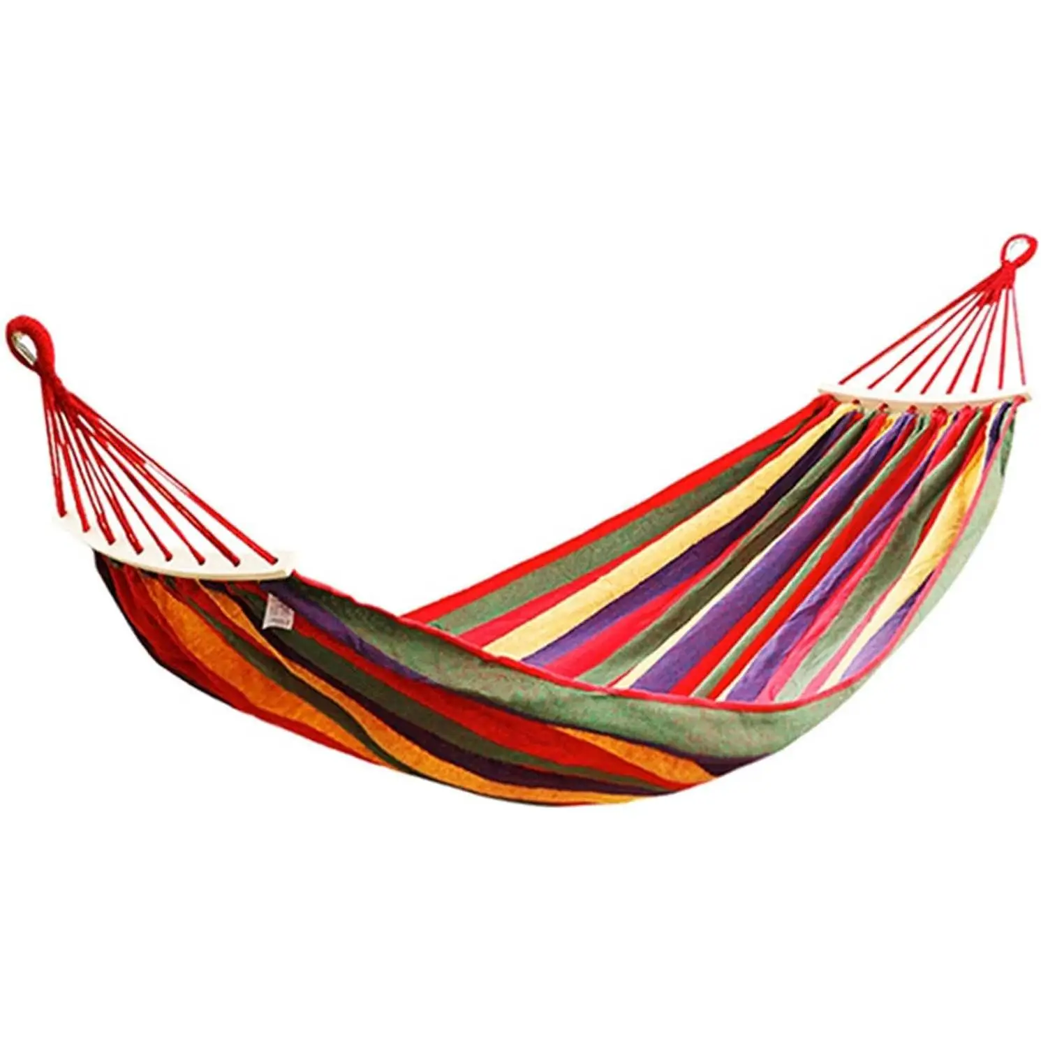 PLUSHOME Hamaca portátil de lona para acampar al aire libre, columpio de ocio colgante, cama para dormir - Disponibles en dos tamaños: 185x80cm y 185x150cm.