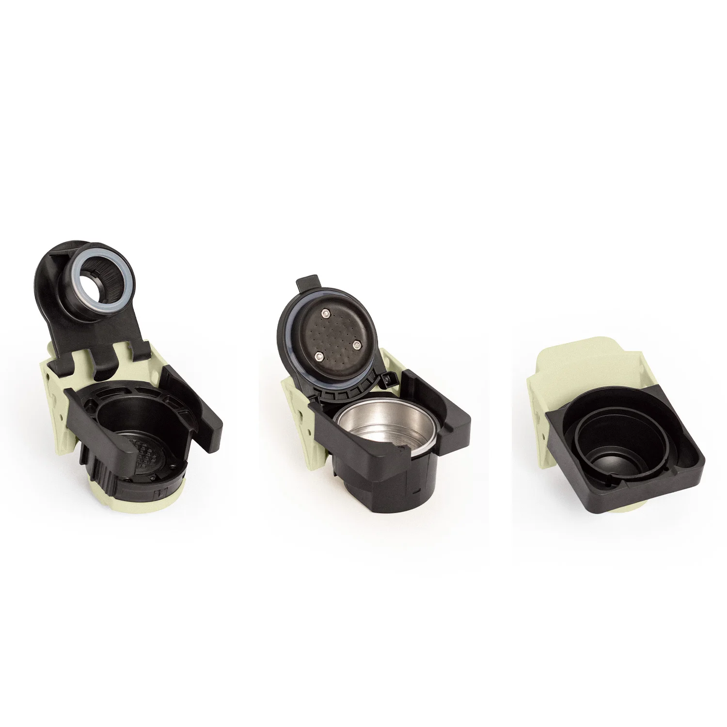 Create - express multicapsule and ground coffee maker dolce gusto or nespresso capsule adapter - potts