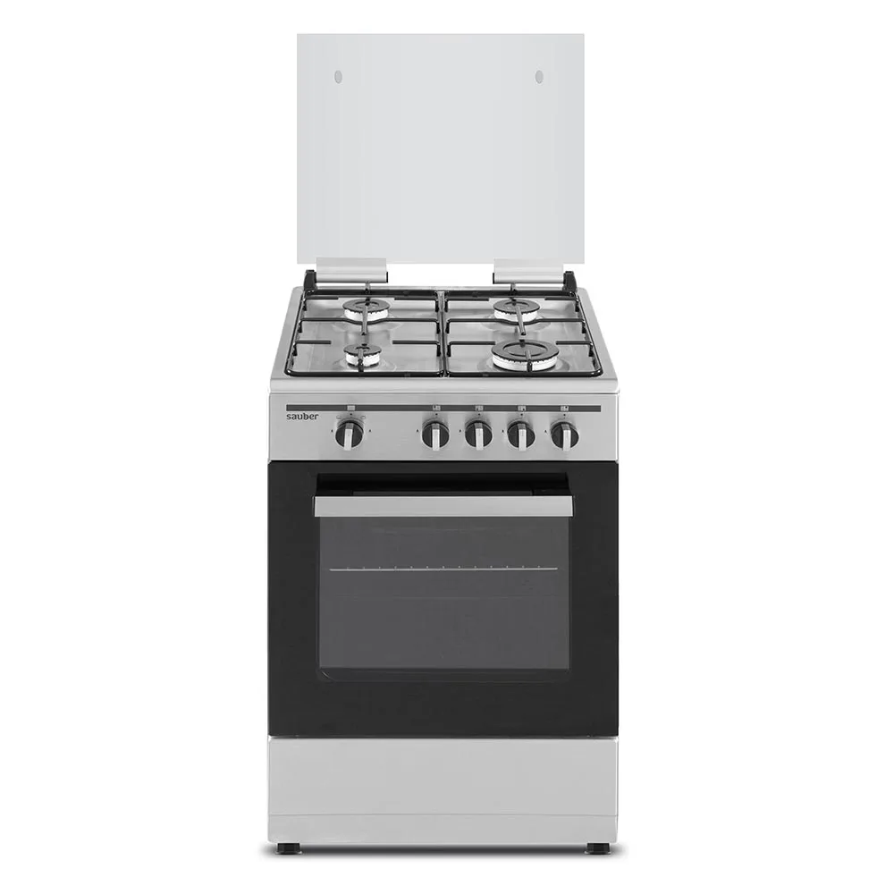 SAUBER SCI41GB 4 zones cooking inox gas cooker