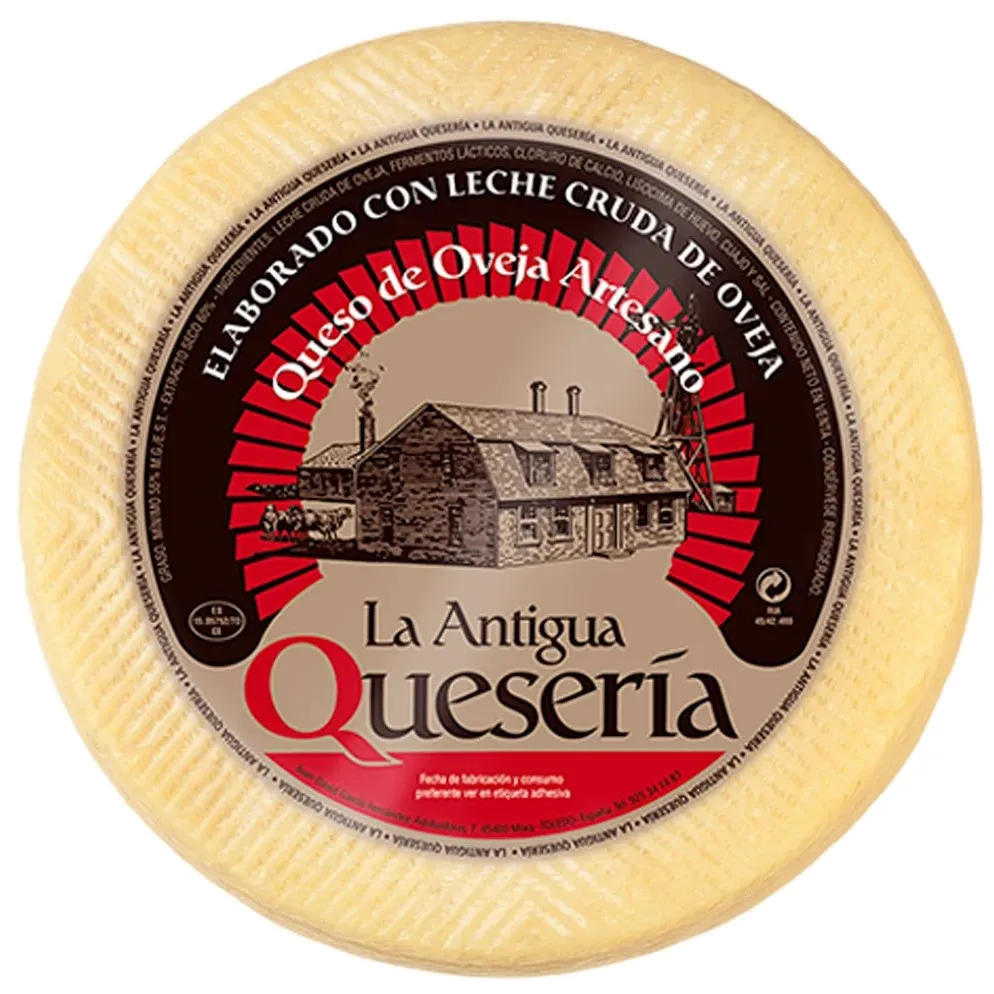 Queso Puro de Oveja Artesano Curado Leche Cruda