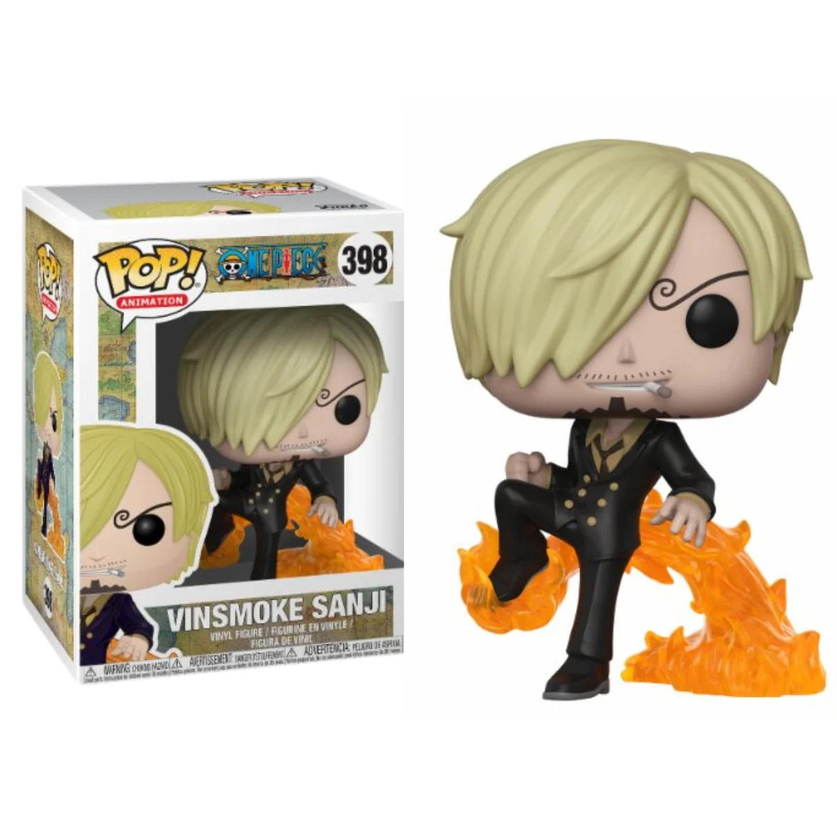 FUNKO POP! ONE PIECE – VINSMOKE SANJI, 32715, Nº398, TIENDA CON LICENCIA OFICIAL, ENVÍO URGENTE A PENÍNSULA 24-48 HORAS