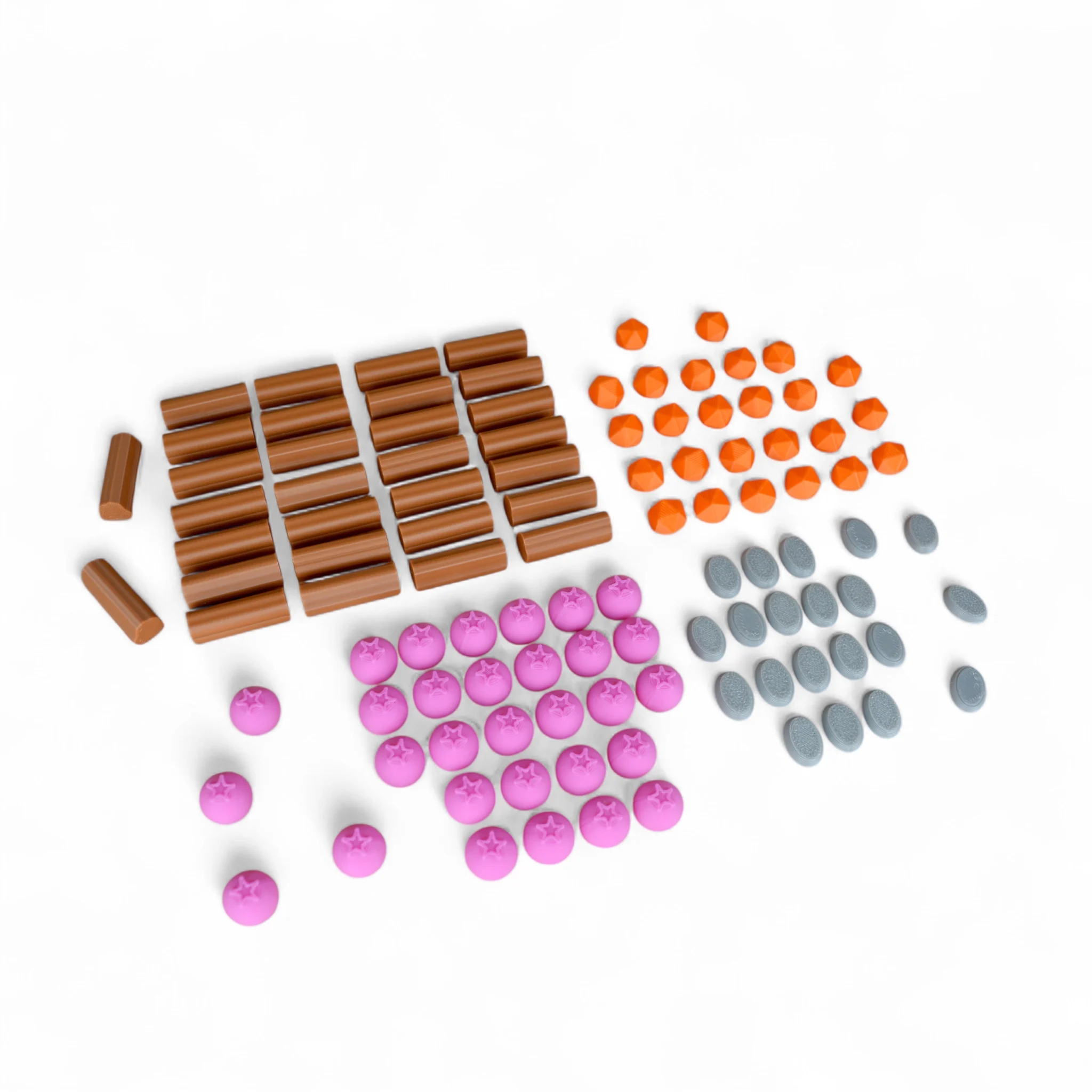 Fichas de recursos Deluxe 3D para Everdell [x105 fichas] – La Cocina 3D