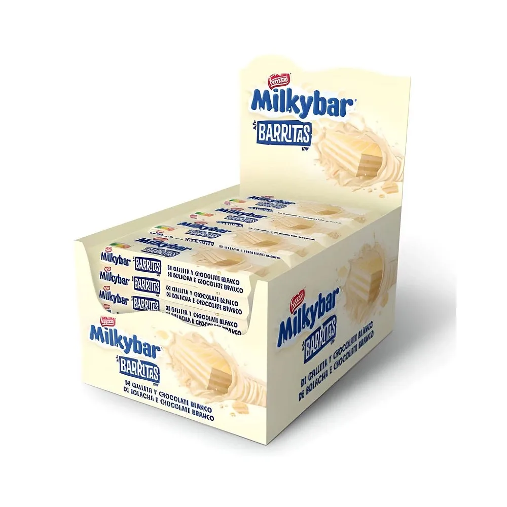 Milkybar Snack 30 bars of 34 gr. Nestle brand 8445290424006