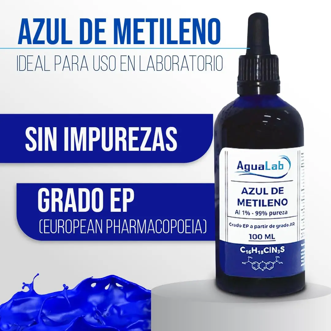 1% methylene blue – 100ml agualab - guaranteed purity for professional use | Ep grade wellbeing supplement #4