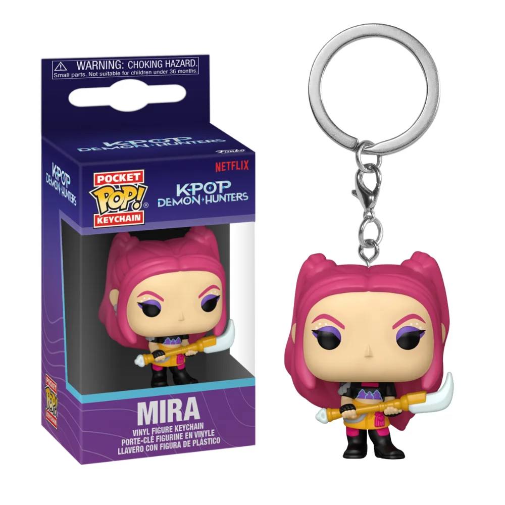 FUNKO POP! KEYCHAIN K-POP DEMON HUNTERS - MIRA, 95686, TIENDA CON LICENCIA OFICIAL, ENVIO EN 24-48 HORAS EN PENÍNSULA, FIGURA, CABEZÓN, MUÑECO, JUGUETES, PELÍCULAS, ANIMACIÓN, CANTANTES, MÚSICA, GRUPO