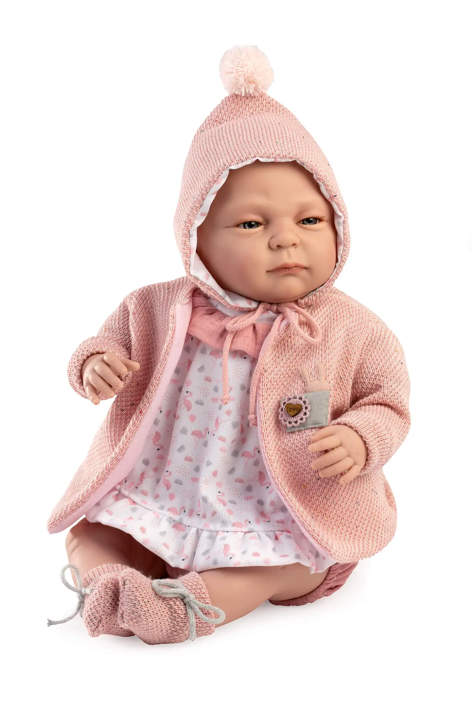 Valeria doll with real weight, soft body and interchangeable dresses-Berbesa dolls #2