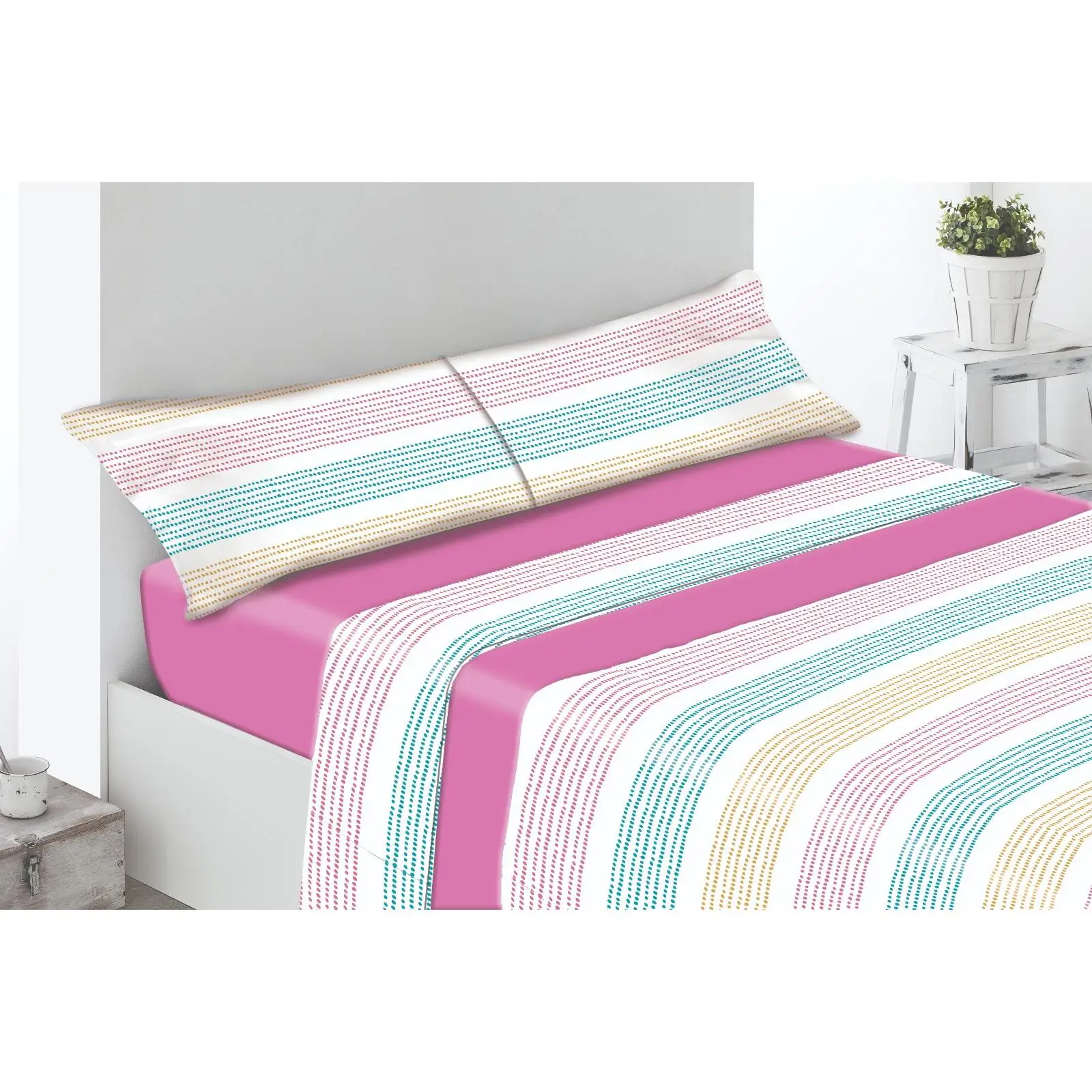 Printex Home Juego de Sábanas  Verano Suave Cama 90, Cama 105, Cama 135, Cama 150 y Cama 180 cm