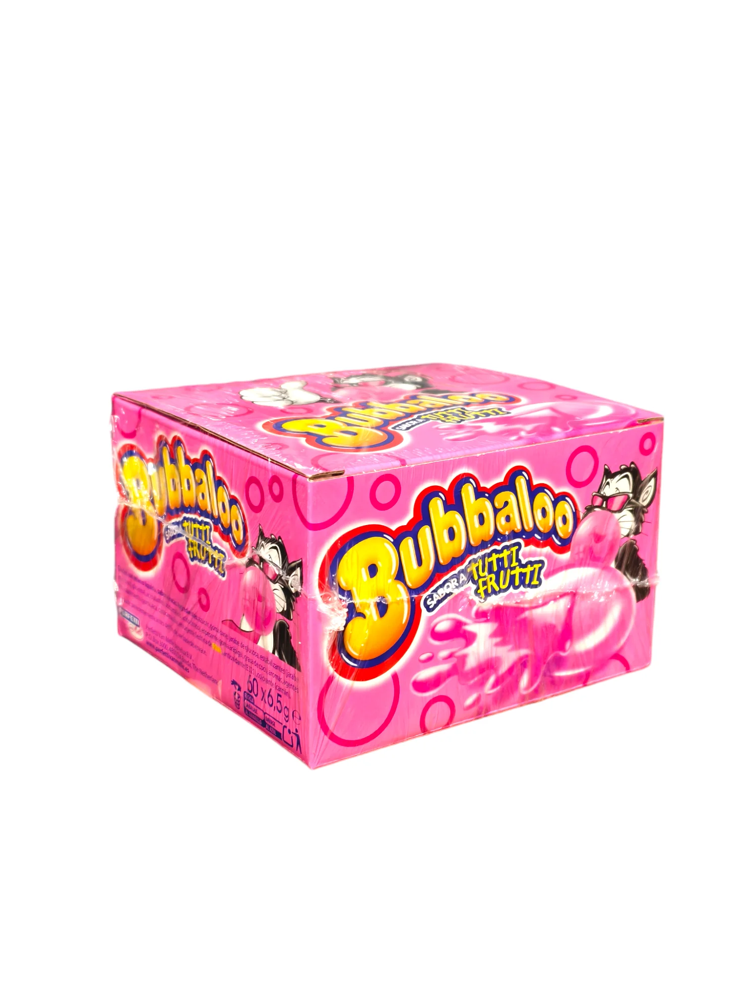 Bubbaloo gum - flavors of tutti-frutti, sandia and strawberry - box of 60 units #4