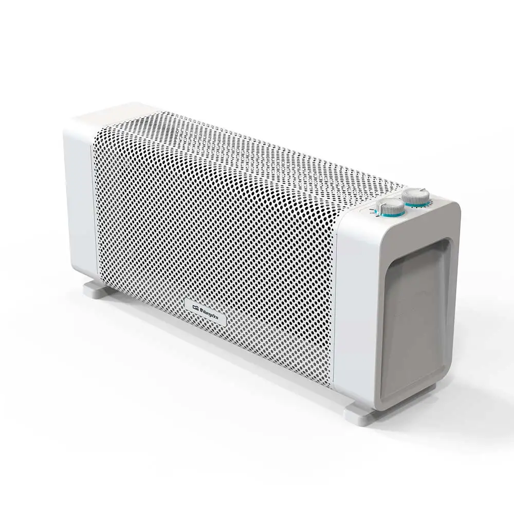 Orbegozo RMB 2010 - radiador de mica, termostato regulable, 2 potencias de calor, diseño compacto, triple sistema de seguridad, 2000 W