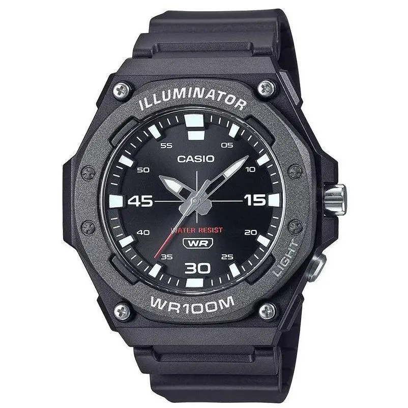 Casio heavy-duty men's sports watch mw-620h-1a 48.1 mm 100m wr resin strap
