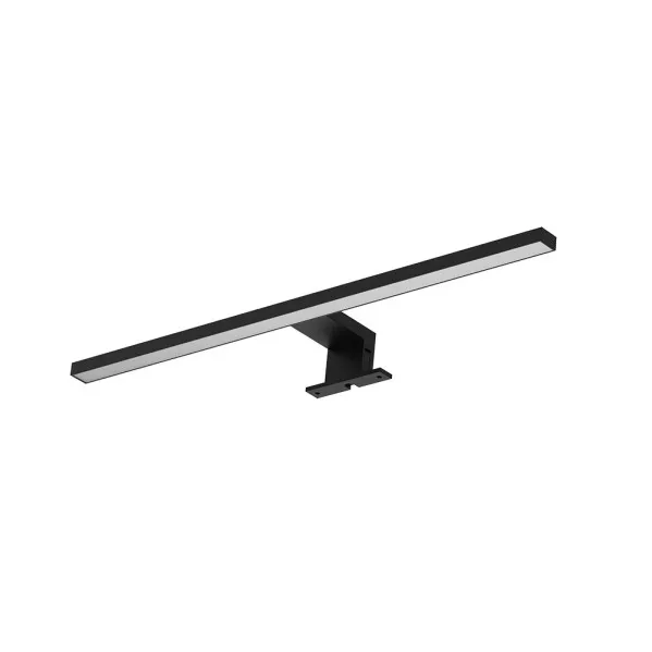 Alumbracuadros 7w 4000k saúco negro instalación 3en1 700lm 4,5x50x10cm ip44