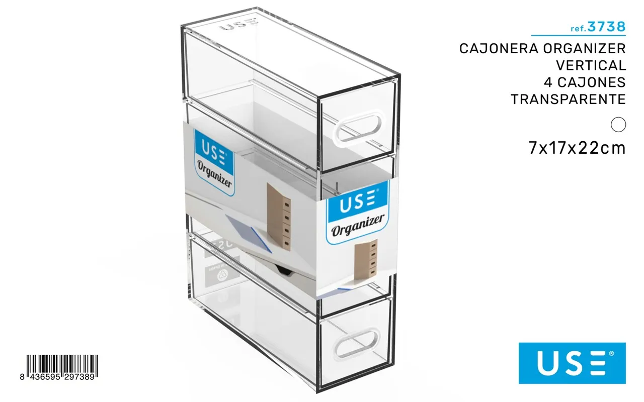 LILI HOME clear methacrylate drawers-a variety of models and sizes offer a modern and practical solution for storing a wide range of items, from cosmetics and jewelry to stationery and accessories. #5