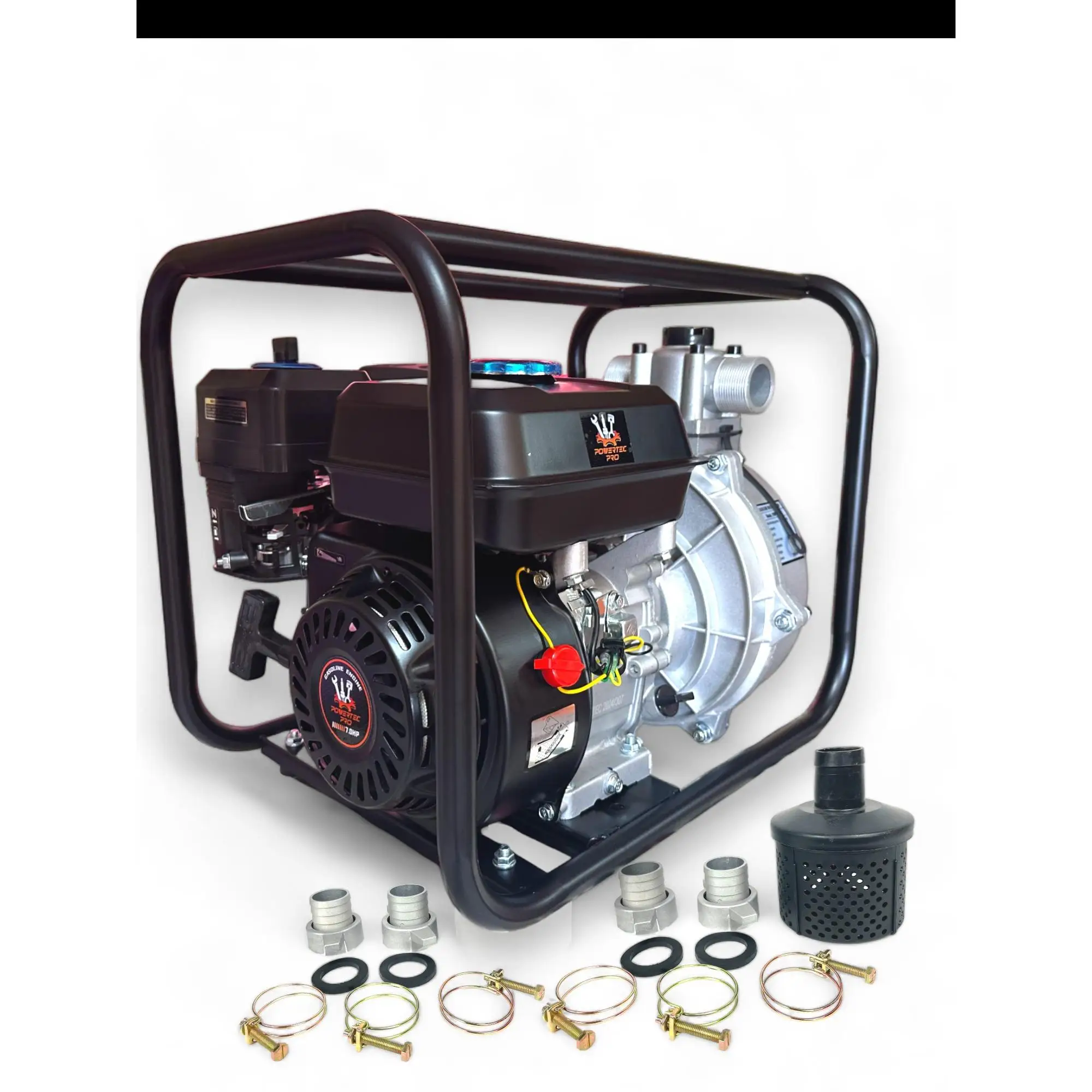 مُضخة البنزين عالية الضغط Powertec 858: تقييم شامل لأداء ممتاز في الري والنقل السائل