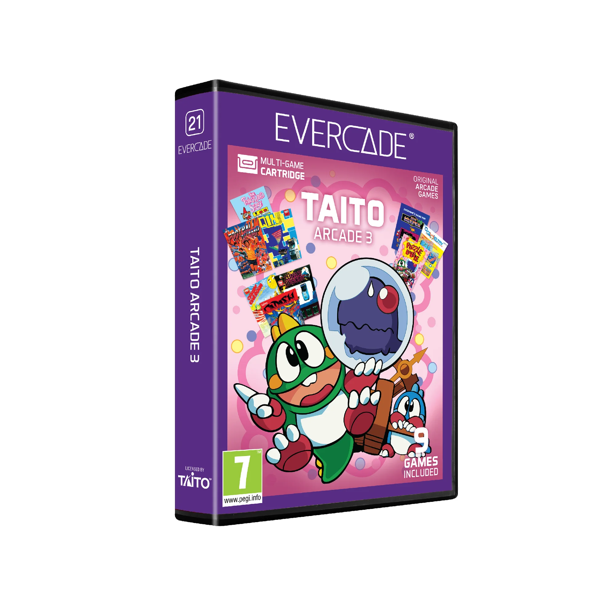 Cartucho Evercade TAITO Arcade 3 - Nuevo precintado - PAL España