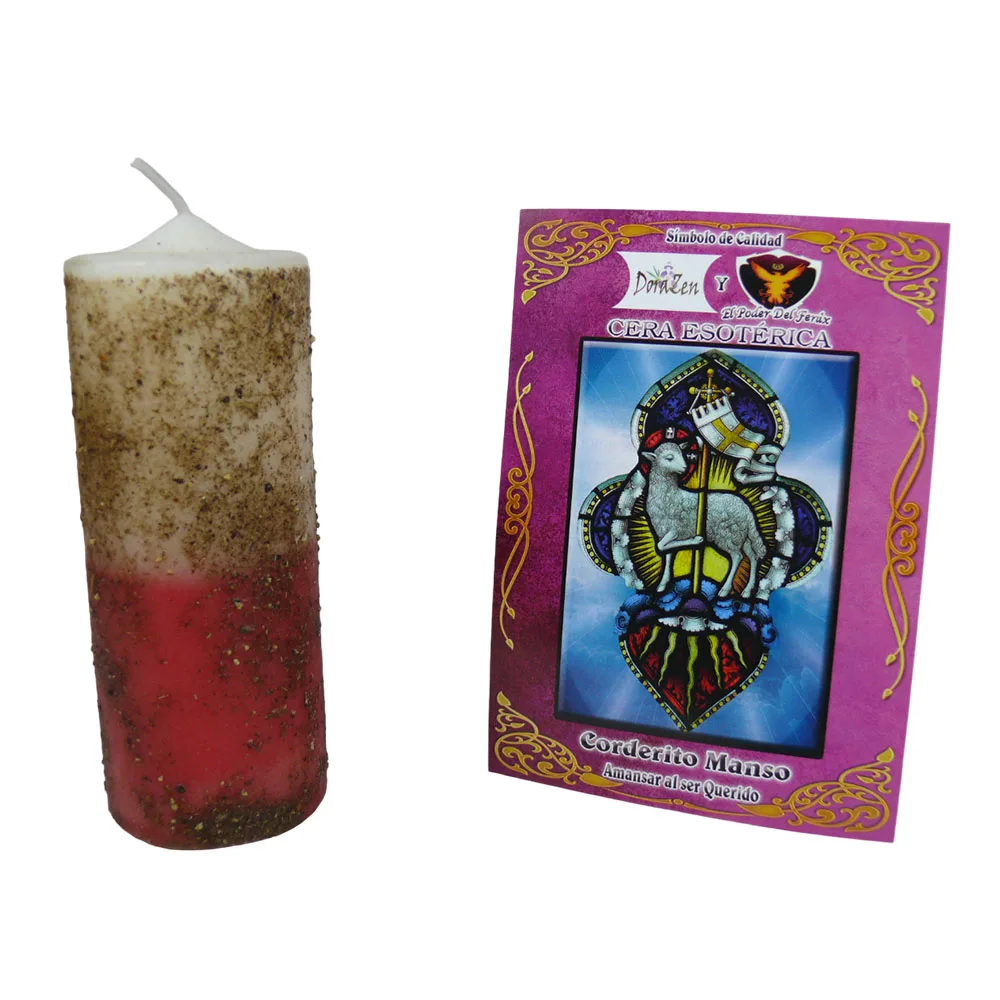 DoraZen Velón Herbóreo Corderito Manso - Ritual místico para amansar al ser querido