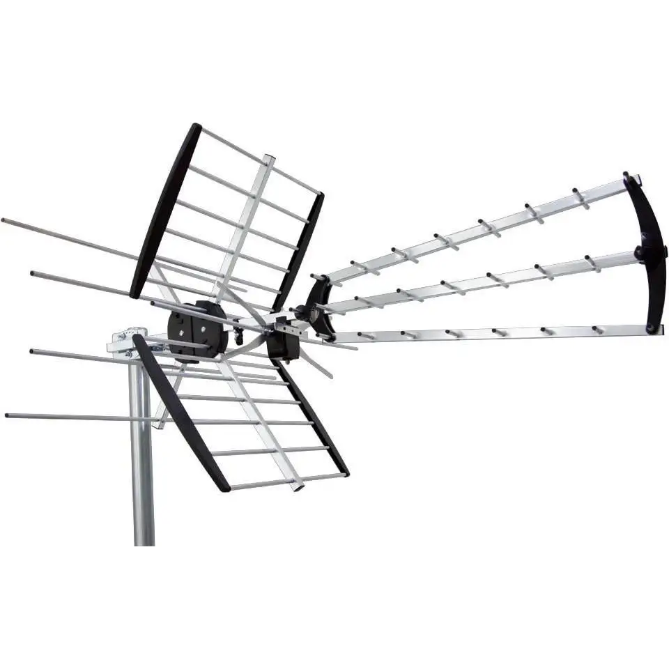 Maximum Antena Exterior Combo212 UHF/VHF para Televisión