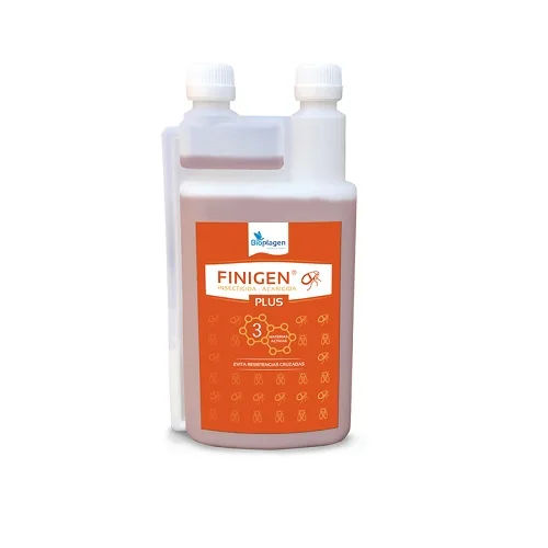 BIOPLAGEN Insecticida Entornos Animales Domésticos y Ganado FINIGEN PLUS, 1 Litro