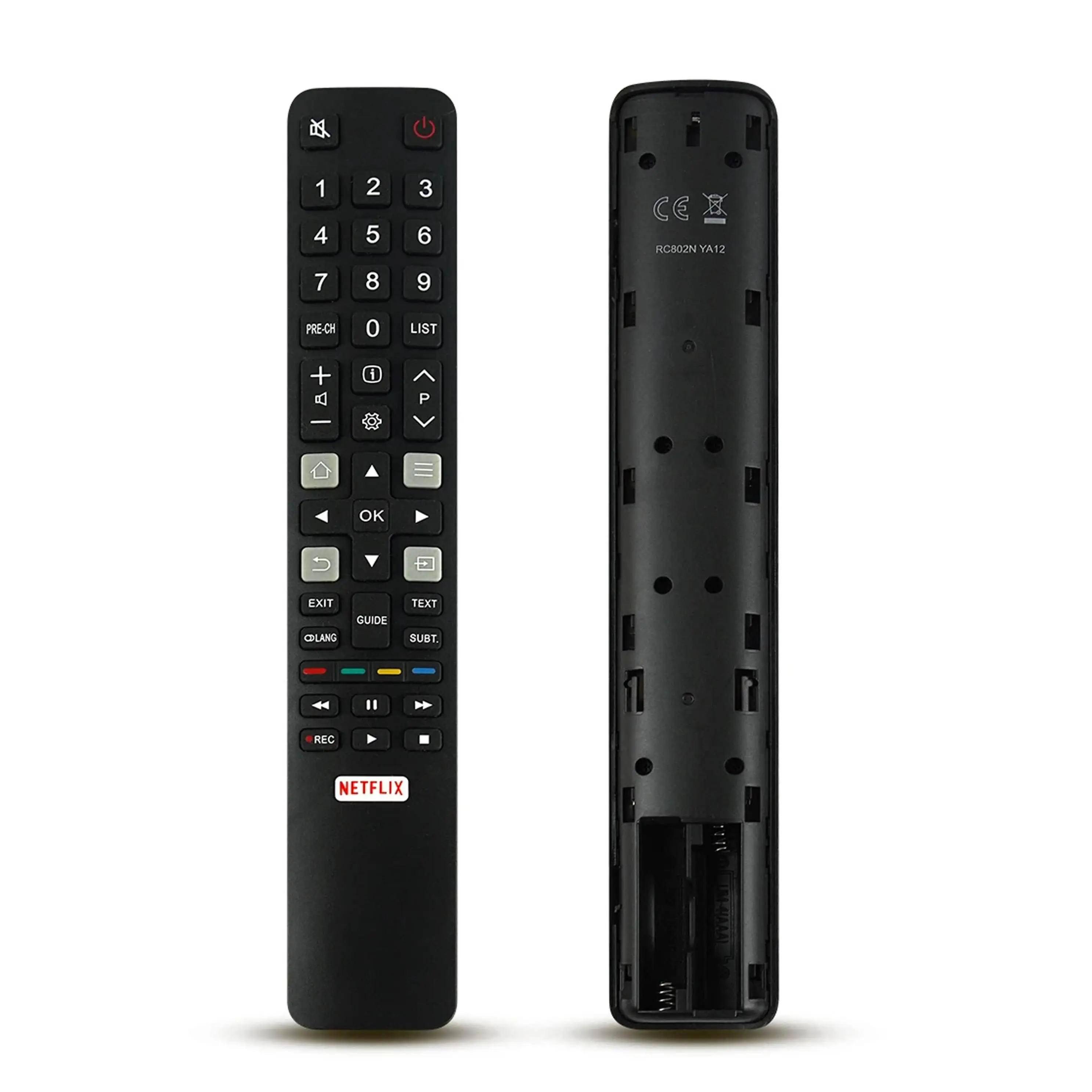 Remote Control for TV TCL 55P715 TCL 50C715 replacement remote Control for TCL Smart TV 32S6000S 43S6500FS 43DP640 U55P6046 RC802N YAI1 RC802N