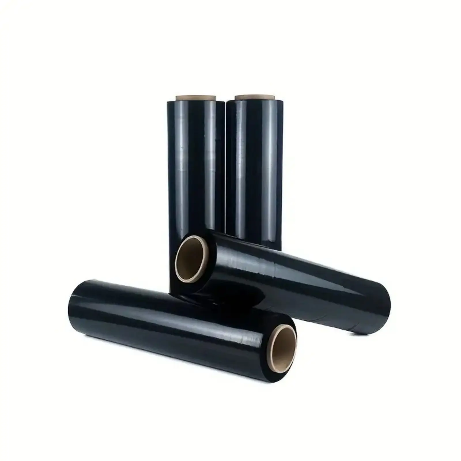 Film Estirable Negro para Embalaje (50 cm x 1,20 kg) | Envoltura de Alta Resistencia para Protección, Almacenamiento y Paletización
