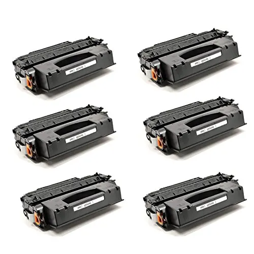 PACK 6 TONERS HP Q5949X / HP 49X compatibles HP LASERJET 1320 / 3390 / 3392 ALTA CAPACIDAD para 7000 págs. 5% cobertura