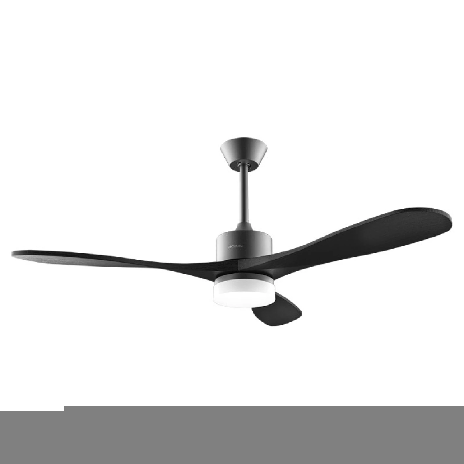 Ventilador de techo de 35 W con motor DC, 52” y luz LED.