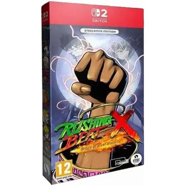 Rushing Beat X Return of the Brawl B Steelbook Edition - Nintendo Switch 2 - Nuevo Precintado - PAL España