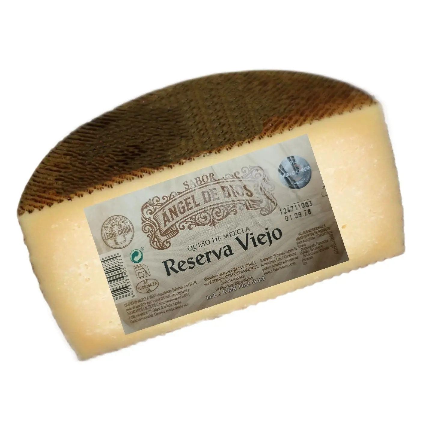 Queso de Mezcla Reserva Viejo 1,6kg Aprox. . MITAD - SABOR ANGEL DE DIOS.