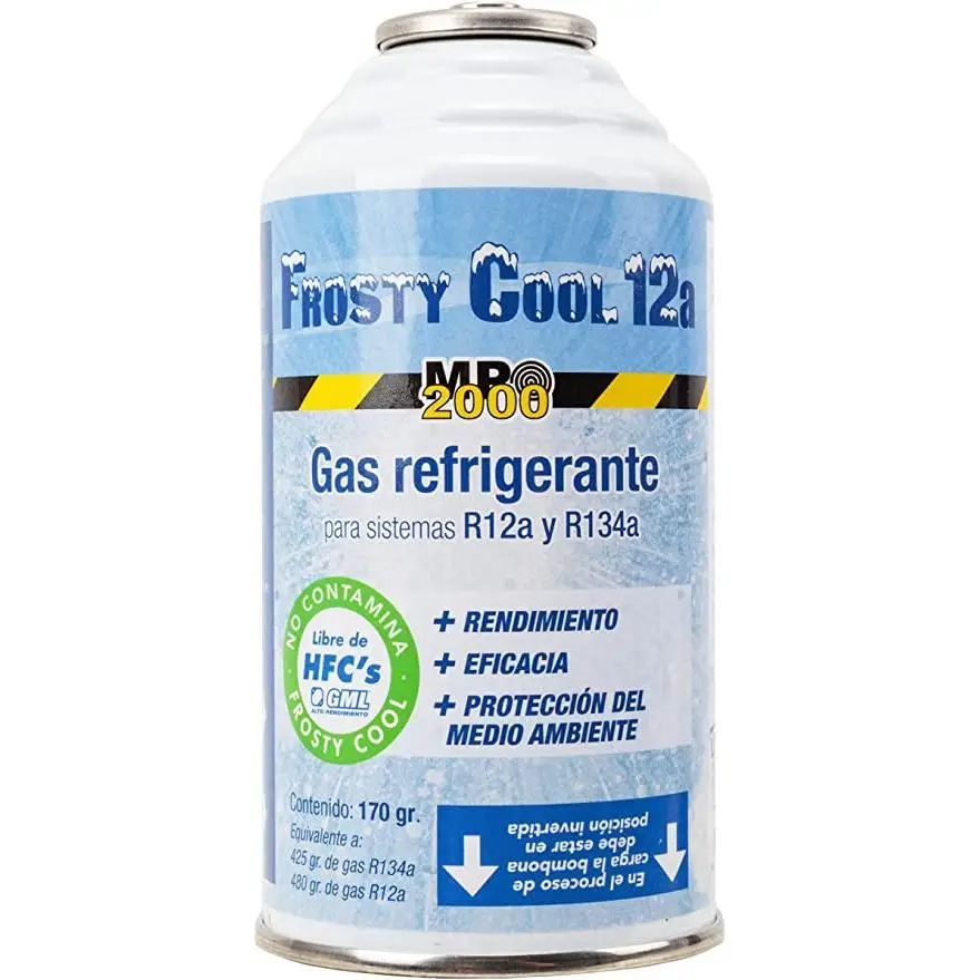 FROSTY COOL carga monodosis R134a y R12 gas refrigerante HCFC 170 GRS