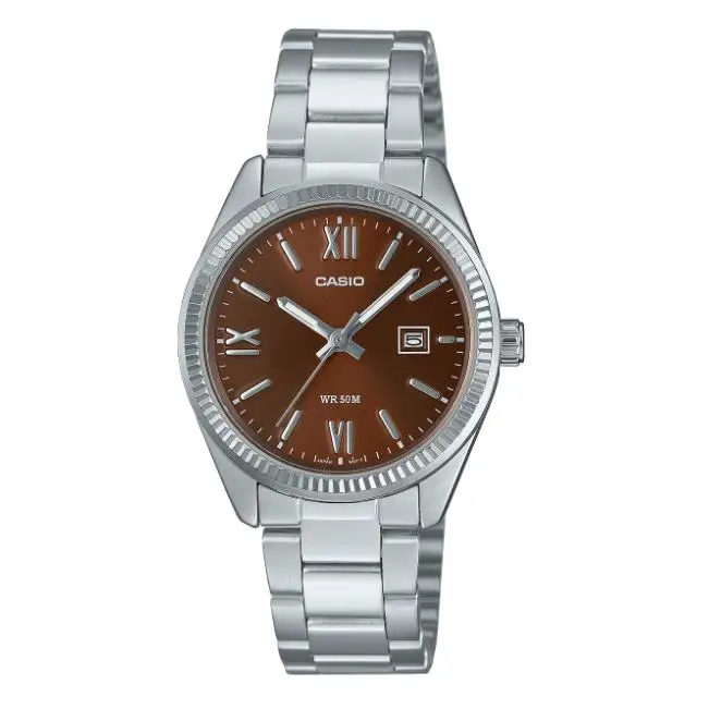 ​reloj mujer analógico clásico Casio LTP-1302DD-5A 32 × 21 × 7.4 mm correa de acero
