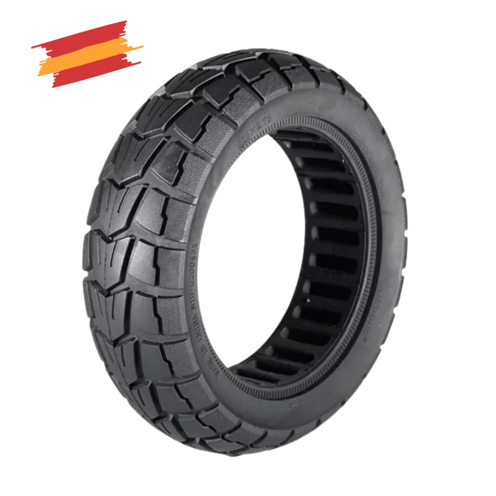 ✅Rueda Maciza Smartgyro 10 Pulgadas (10x2,75-6.5) Patinete Eléctrico Rockway / Speedway / Crossover Dual X2 Pro / Zwheel T4 / Youin You-Go XL Max / Dualtron 3 / Speedway 5 - Offroad, Todoterreno,
