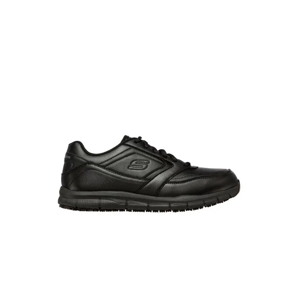 Sneakers Skechers Work Relaxed Fit: Nampa Sr Hombre Negro-negro