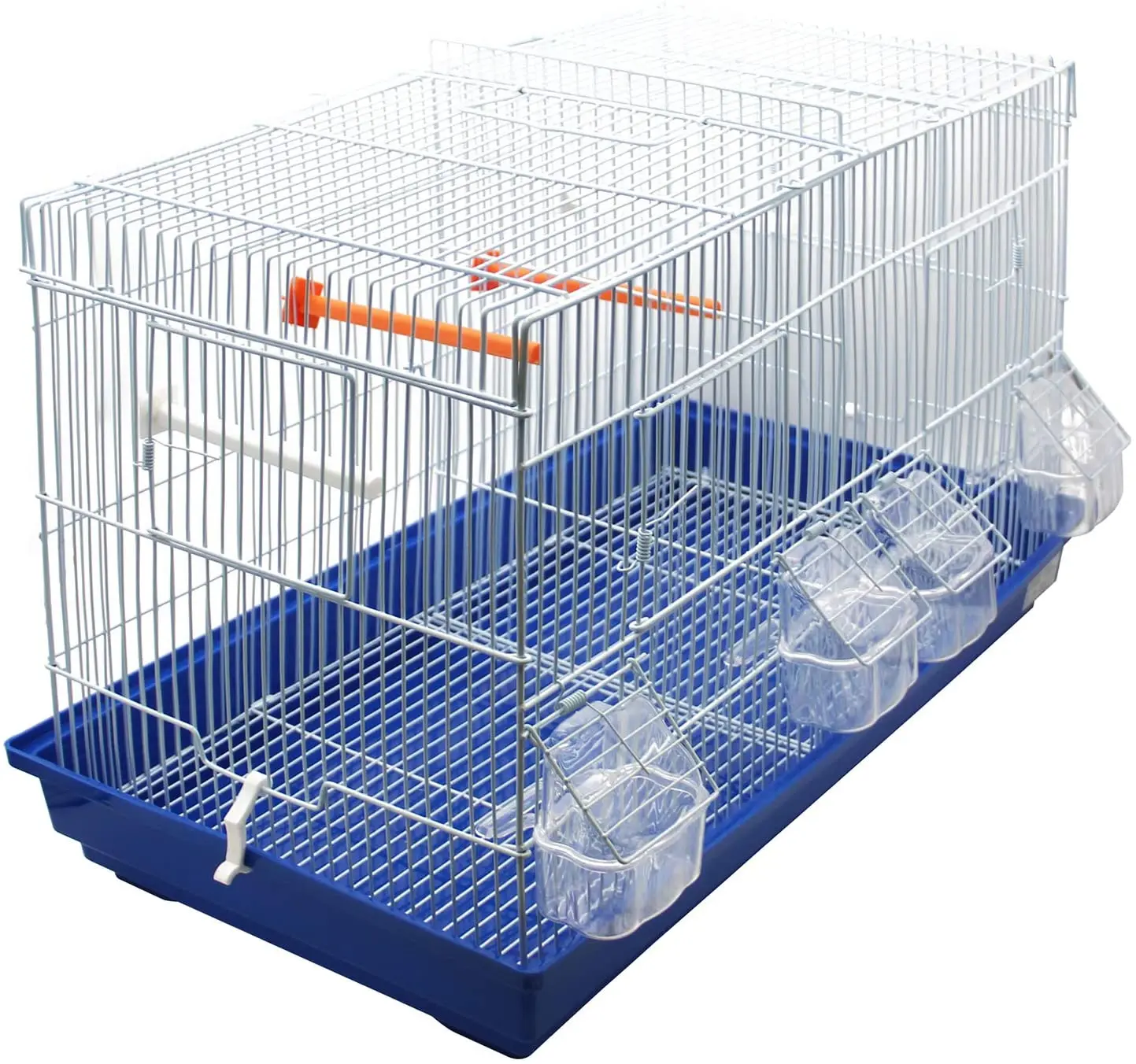 Birdcage Metal with feeder feeder jumping cage material Metal Color random shipping 57x30x37 cm BPS-1242