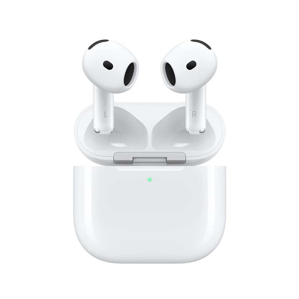 Apple AirPods 4 Auriculares inalámbricos, con / sin Cancelación Activa de Ruido, Bluetooth 5.3, Audio espacial personalizado, Chip H2, Hasta 30 horas de reproducción usando el estuche, Resistencia al polvo, el agua y el sudor