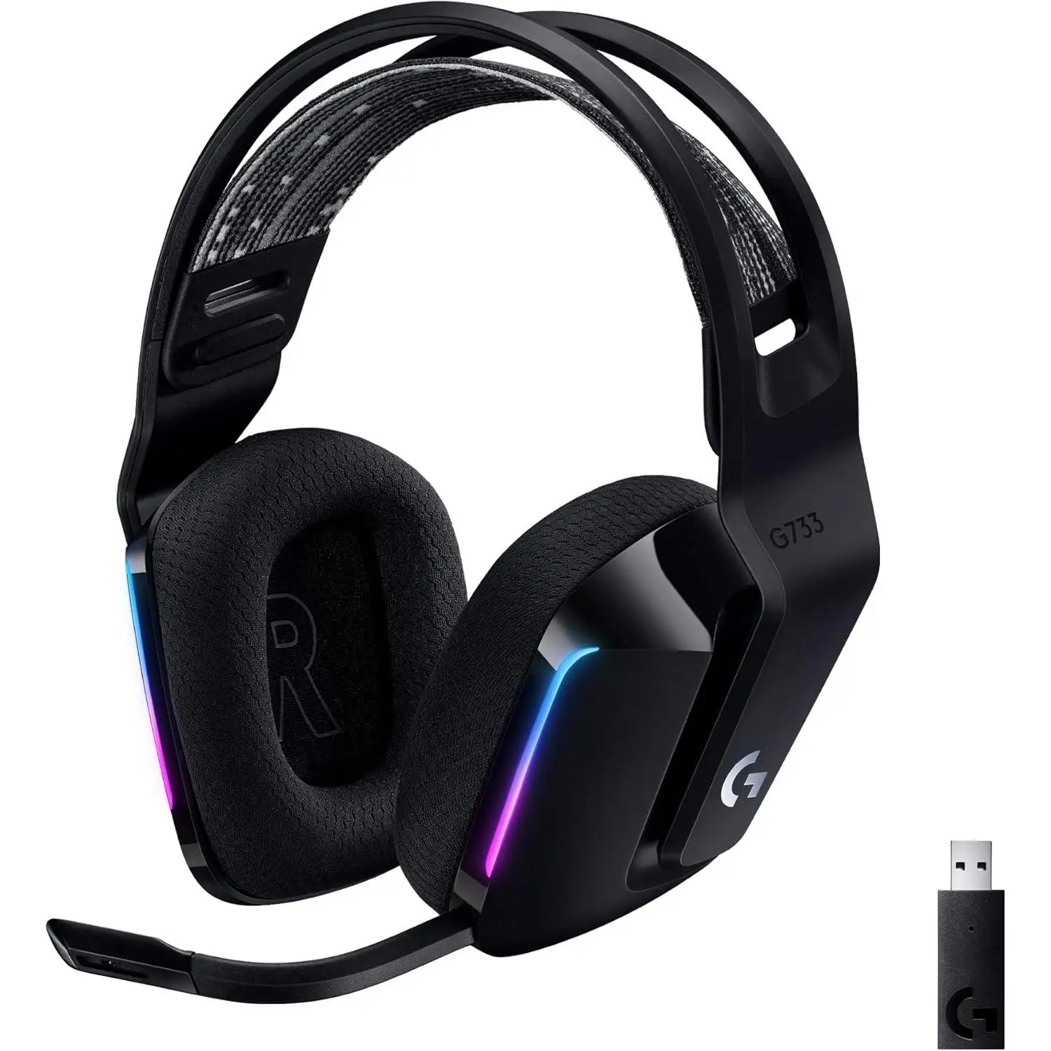 Logitech Negro Auriculares Gaming G733 Lightspeed Wireless Rgb | - Imagen 8