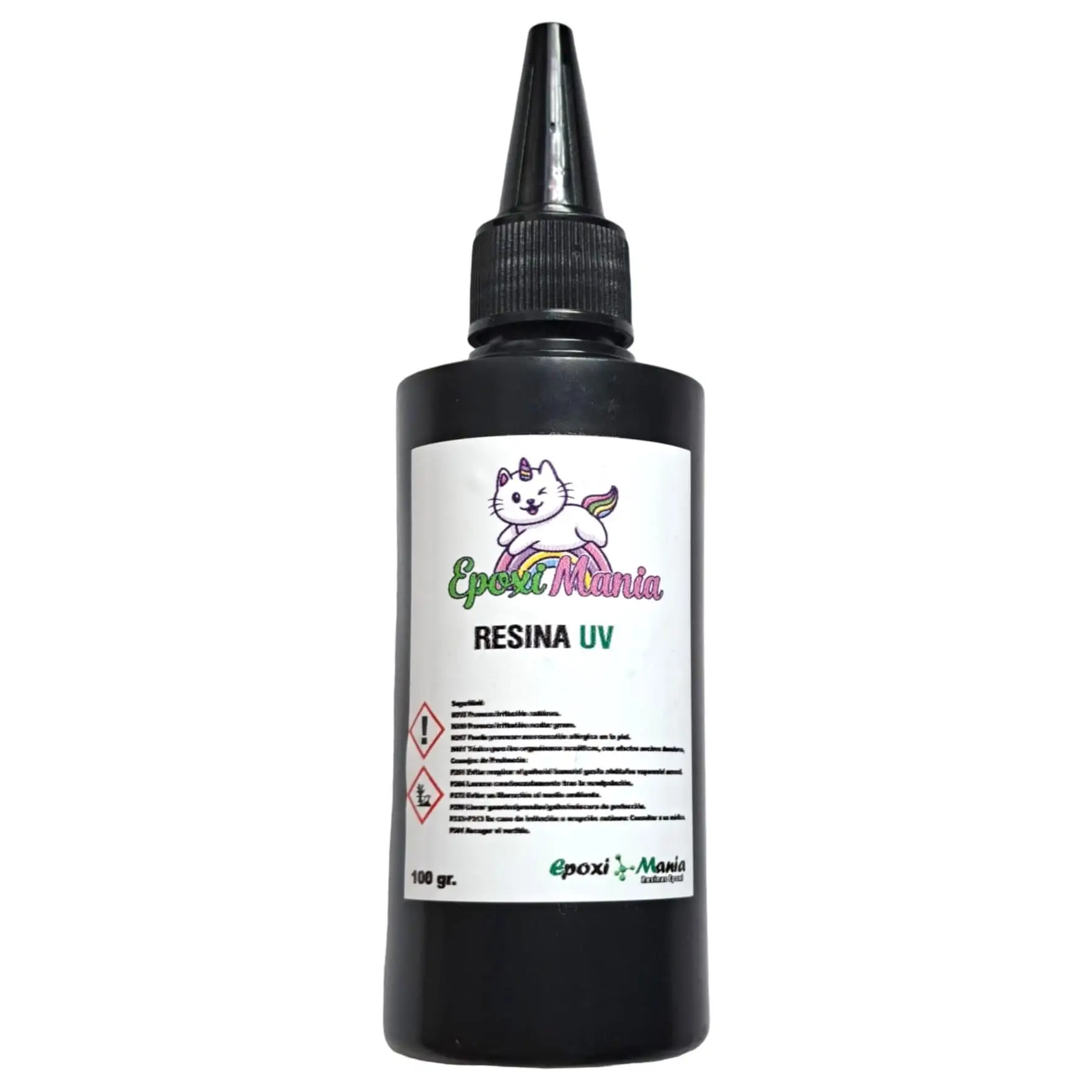 Resina UV Epoximania 100gramos trasparente y de alto brillo