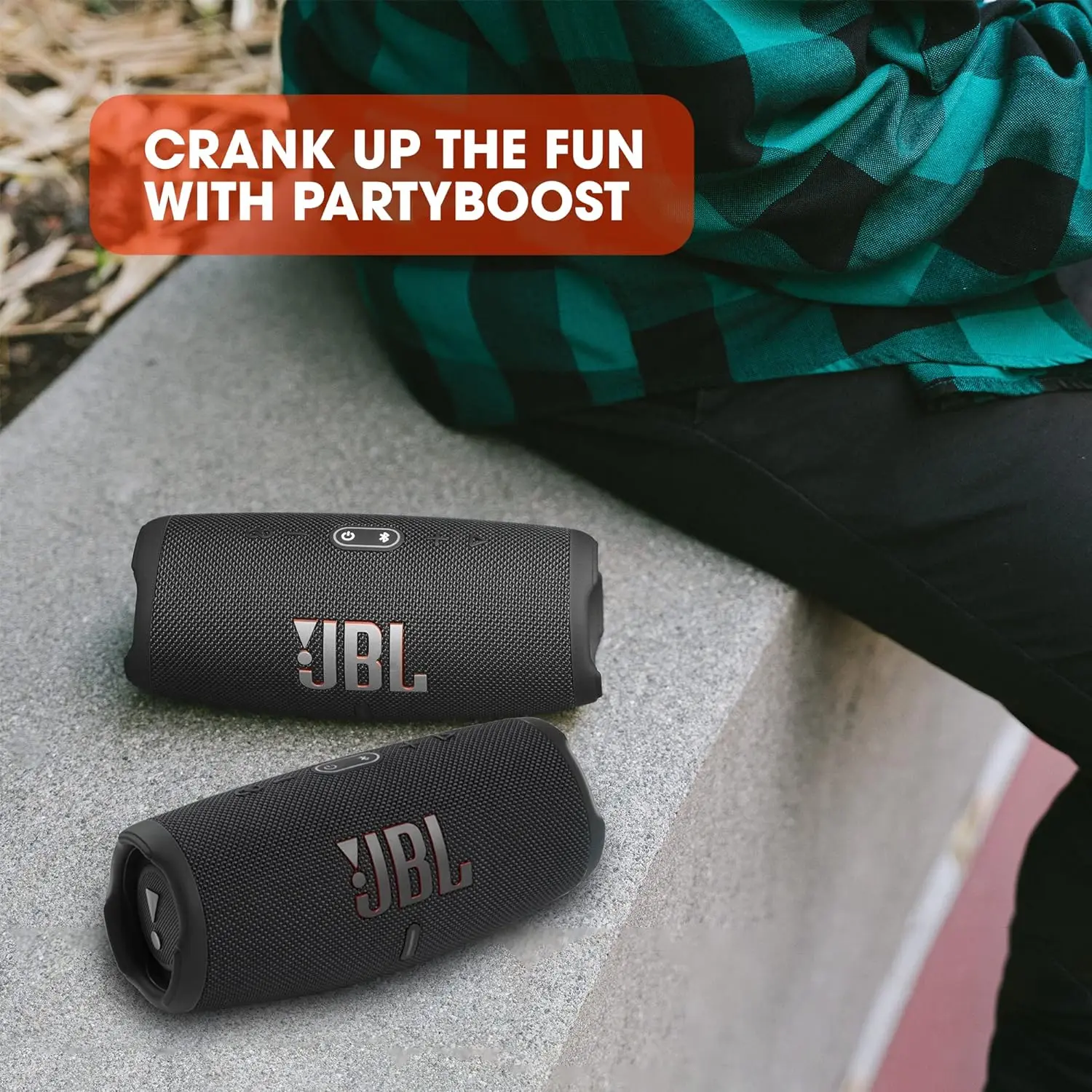 Jbl charge 5 – portable wireless bluetooth speaker with built-in battery