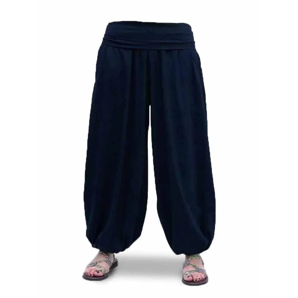 Aladin navy blue wide Unisex Savari pants