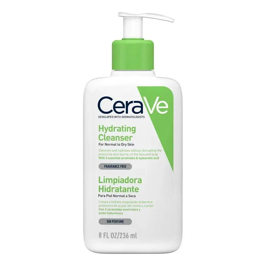 Cerave Limpiador Hidratante Piel Normal y Seca 236 ml