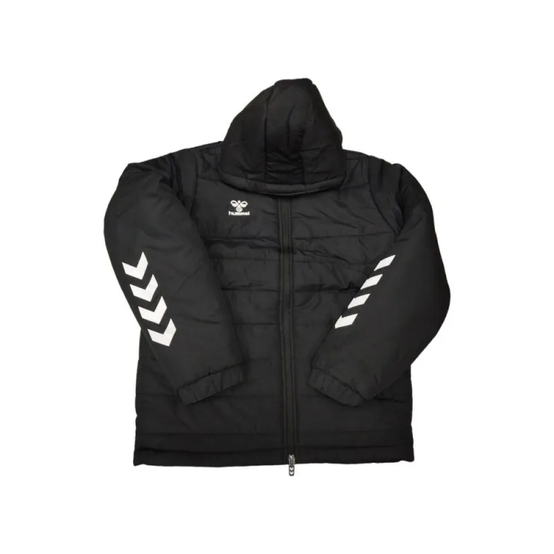 Cazadora Hummel Bench  401516-2001  Negro Hombre Holgado