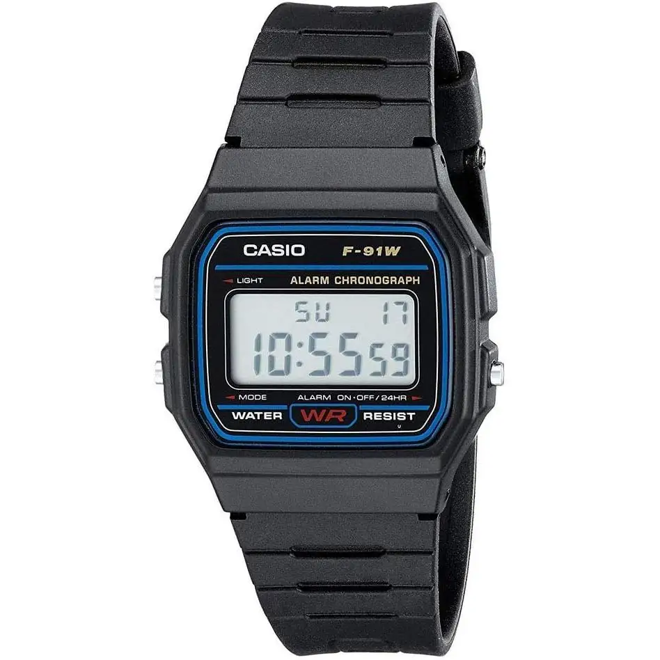 CASIO F-91W watch: a style and precision icon since 1989