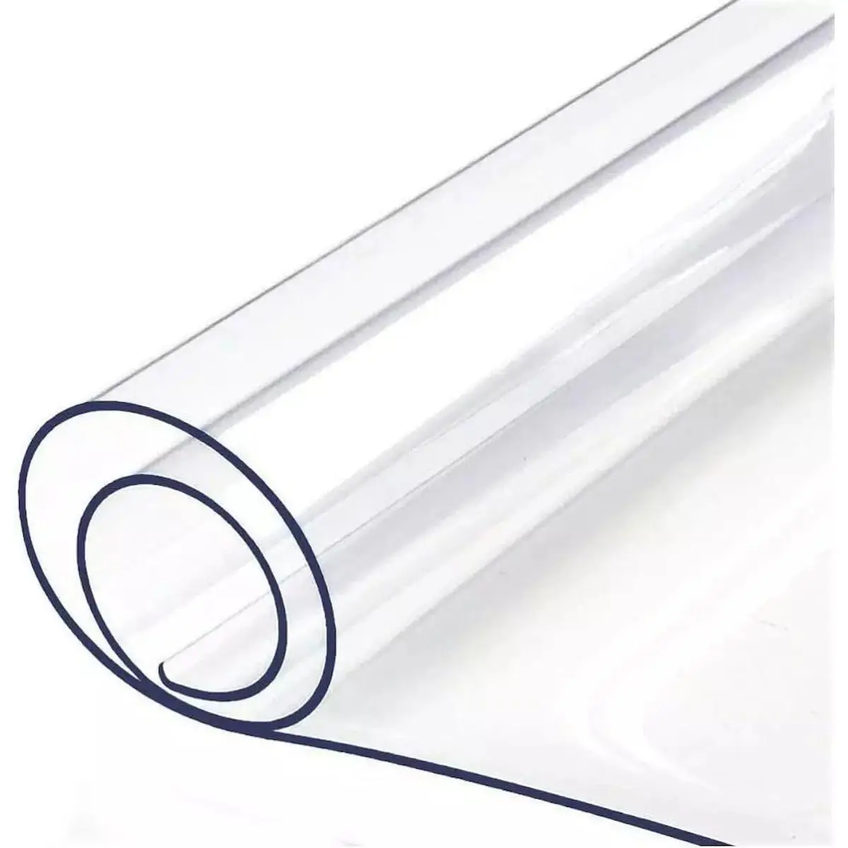 Hule Antimanchas Mantel Mesa Comedor y Mesa Cocina PVC Impermeable Transparente cristal 20 Micrón
