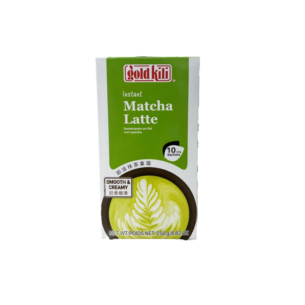 Gold Kili Matcha Latte Instantáneo – 10 Sobres | Té Verde Cremoso Japonés 250g