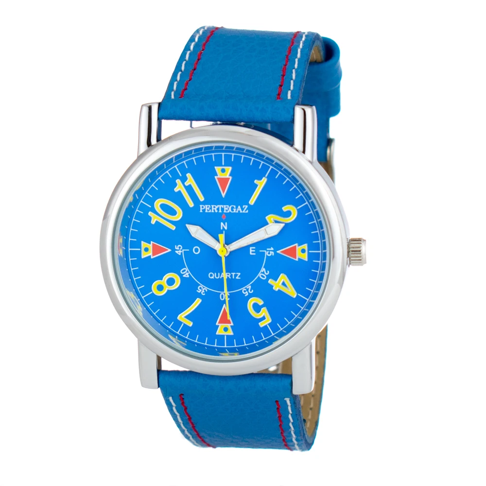 Pertegaz Reloj Hombre Analogico Cuarzo con Correa de Piel P33004-A