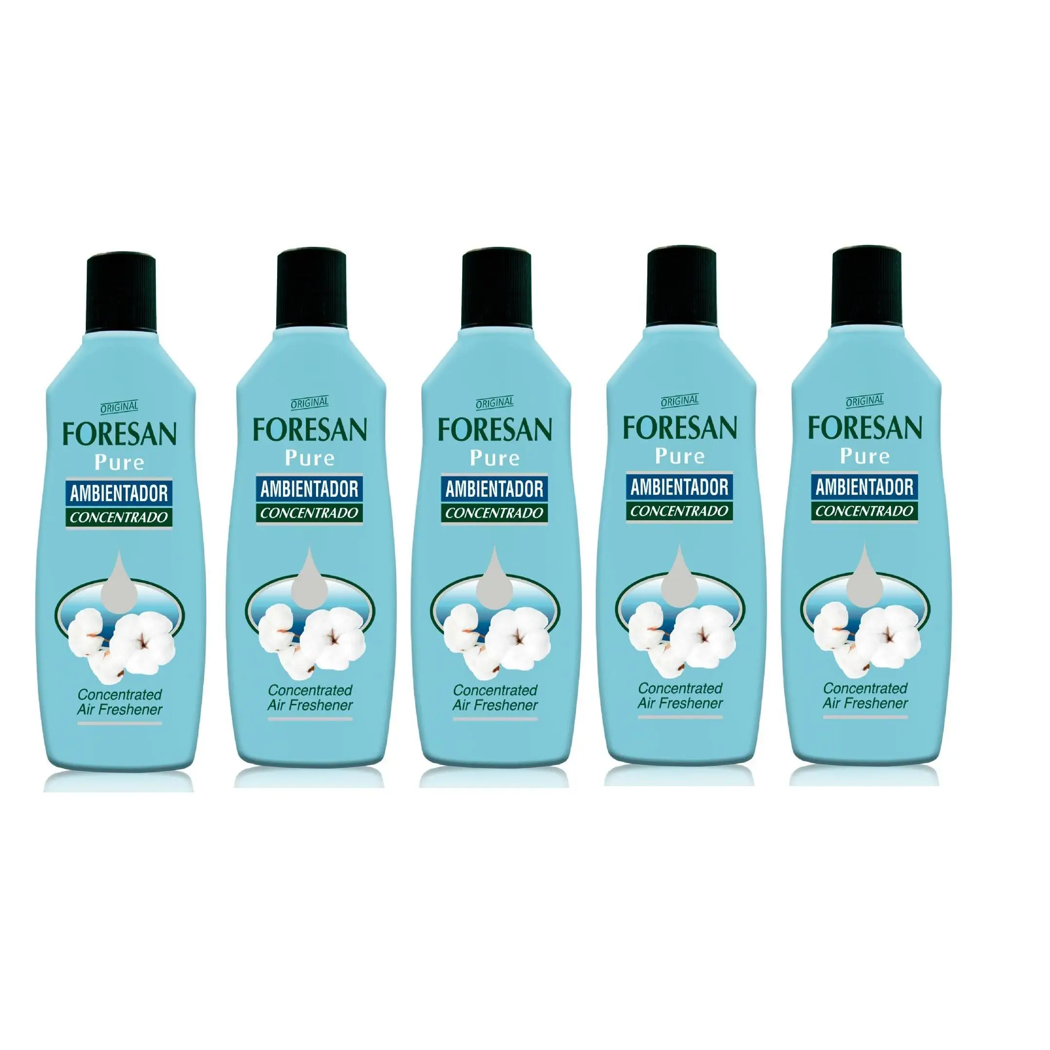 AMBIENTADOR FORESAN- PACK AHORRO 5 Unidades Pure Ambientador Concentrado de 125 ml Ambientador